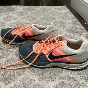Nike Orange/Gray/White Sneakers, Women 9